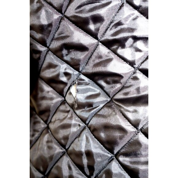 CAT Mens Black Hooded Jacket 2XL Polyester Quilted Insulation Winter - Picture 12 of 14